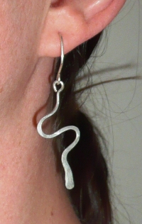sterling-snake-earring