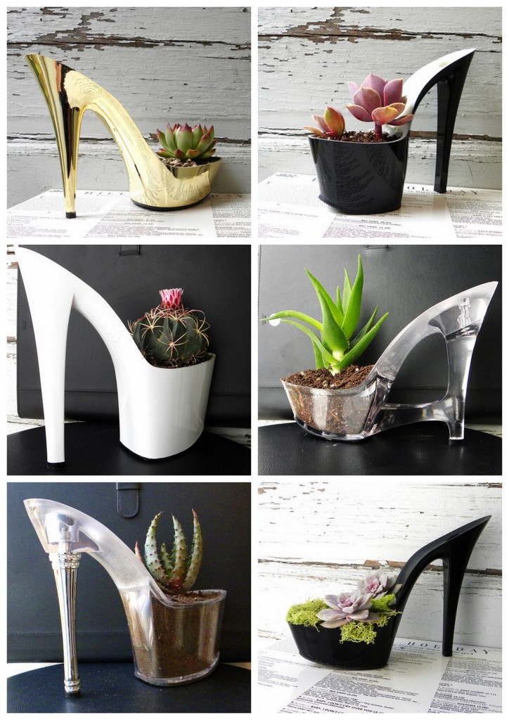 Giddy Spinster – Succulent Stiletto Planters